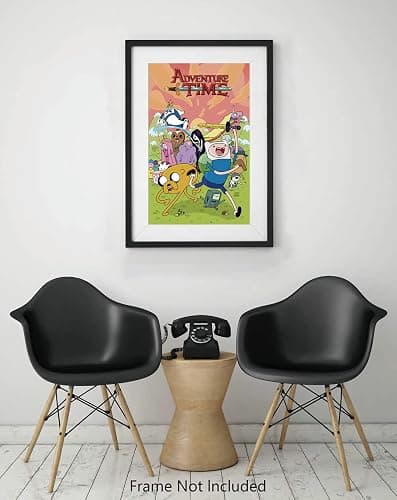XIHOO Christ-EZ Anime Cartoons Adventure Time Wall Art Print Poster Home Decor Premium - Matte poster Frameless Gift 11 x 17 inch(28cm x 43cm) thumbnail 5