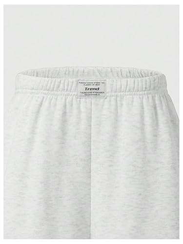 OYOANGLE Girl's Baggy Sweatpants Elastic Waist Letter Patched Straight Leg Pants Workout Open Bottom Trousers thumbnail 3