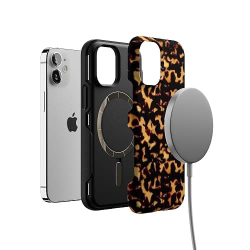 Casely iPhone 12 Mini Case | Shell Shocked | Tortoise Print | Compatible with MagSafe | Bold Protective Design thumbnail 4