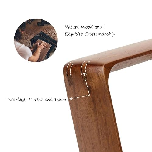 XKIILH 11x14 Picture Frames Walnut Solid Wood with Real Glass Vertical Horizontal Standing Display Photos 5x7/8x10 with Mat or 11x14 Without Mat Lovely Gift for Desk Tabletop Wall Mount H14 thumbnail 6