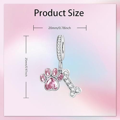 Alstiva Tiere Hase Vierblättriges Kleeblatt 925 Sterling Silber 5A Zirkonia Charm Anhänger für Armband Charm Bead Pendant für Europäische Armbänder Halsketten Schmuck Geschenk für Damen thumbnail 6
