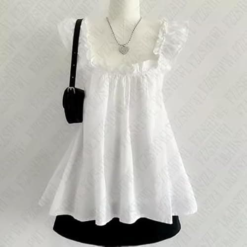 Grunge Emo Goth Shirts Y2k Lace Bow Coquette Babydoll Tops Women Vintage Graphic Tee 2000s Summer Crop Tops thumbnail 3