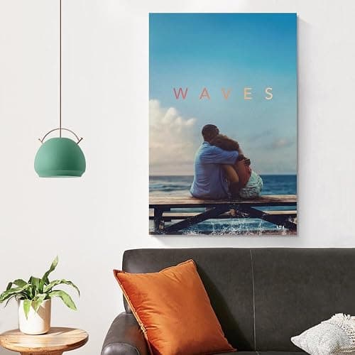 Waves 2019 Drama Romance Movie Poster Canvas Wall Art Decor Canvas Art Poster And Wall Art Picture Print Modern Family Bedroom Decor Posters 24x36inch(60x90cm) thumbnail 4