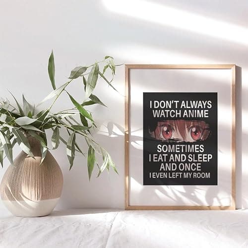 Japanese Anime Wall Decor for Teens - Anime Posters 8x10 - Wall Art Print - funny Sayings Wall Art - Sarcastic Gifts for Boys - Home Theater, Playroom, Movie Room Decor - Teen Girls Bedroom Decor thumbnail 9