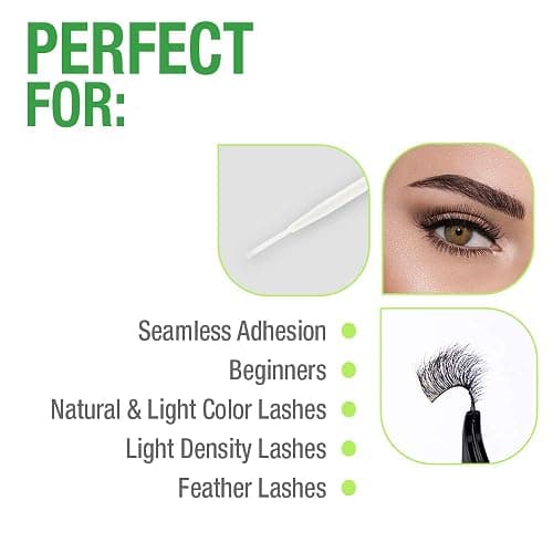 DUO Brush-On Clear Lash Glue –Waterproof Strip Lash Adhesive with Vitamins A, C & E, Long Lasting Eyelash Glue, 0.18 oz, 1 Pack thumbnail 4