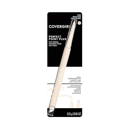 COVERGIRL Perfect Point Plus Eyeliner, White Out - Image 1