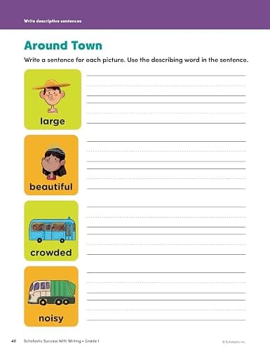 Scholastic Success with Writing Grade 1 Workbook thumbnail 11