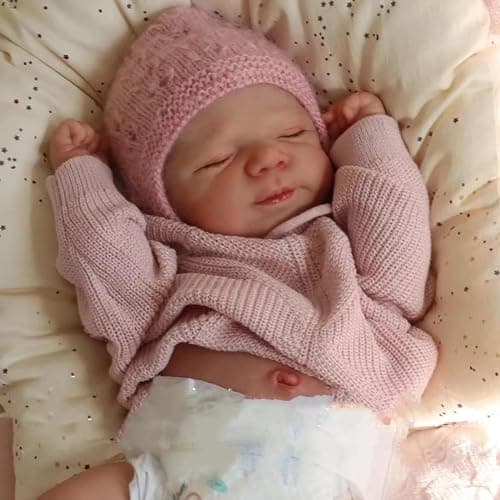 Anano Full Silicone Baby Doll-18 in Reborn Baby Dolls Silicone Full Body, Realistic Babys Doll Girl, Anatomically Correct Newborn Babys, Real Life Reborn Dolls with Accessories thumbnail 3