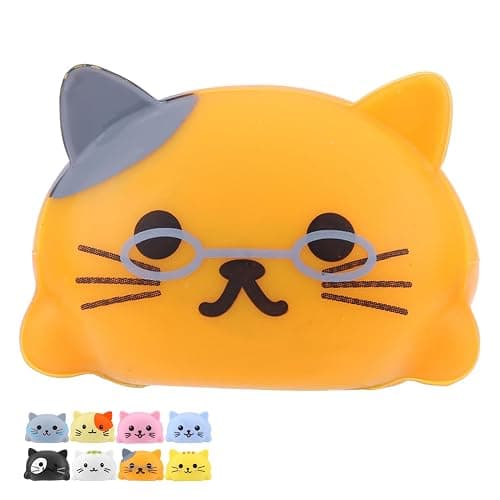 POENVFPO Musical Scale Touch Sensitive Music Piano Learning Toy Fun Cats Dogs Set for Kids Adults, Silicone Kittens Puppies Toy Gift for Friends, Colorful Set of 8 (Cat) thumbnail 2