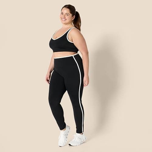 Amazon Essentials Women's Active FormFlex Buttery Soft High Waist 27.5" Inseam Full Length Yoga Leggings with Contrast Trim thumbnail 7