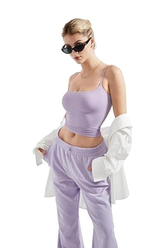 SUUKSESS Women Sexy Square Neck Tank Top Summer Y2K Going Out Basic Cami Shirt thumbnail 2