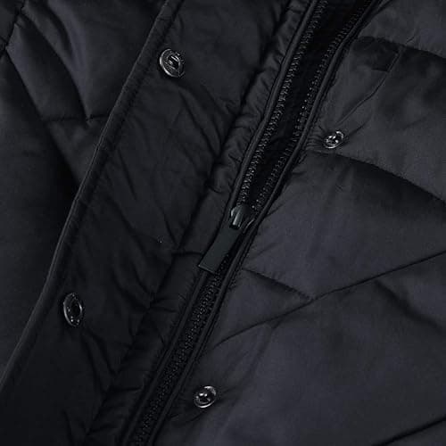 BINACL Women's Winter Warm Thicken Long Outwear Pockets Coat Parka Jacket XS-3XL thumbnail 8