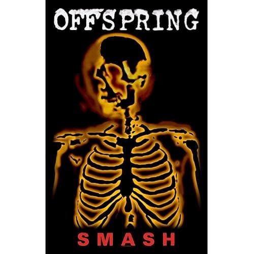The Offspring Smash Textile Poster (One Size) (Black/Yellow) - Image 1