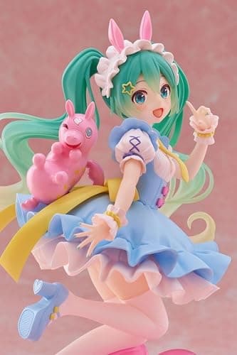 ONLY FROM JAPAN Hatsune Diva Miku Collectible Statue with Stand Anime Collection (Miku x Rody AMP Fairy Tale) thumbnail 3