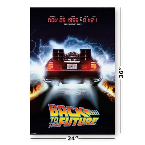 POSTER STOP ONLINE Back To The Future - Movie Poster (DeLorean - Destination Nov 05 1955) (Size 24" x 36") thumbnail 2