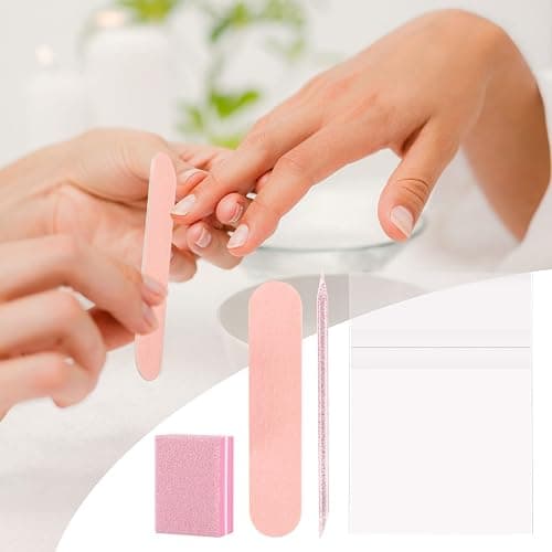48 Sets Disposable Manicure Kit, Individually Package Nail Kit,Manicure Set with Mini Nail File,Mini Nail Buffer,Nail Stick for Salon Home thumbnail 5