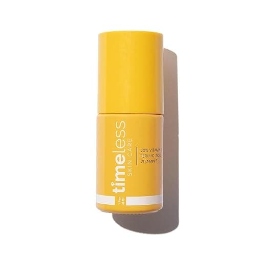 Timeless Skin Care Vitamin C Serum with Vitamin E & Ferulic Acid - Brightening Serum - for Oily & Dry Skin - Fragrance-Free - 1 oz - Image 1