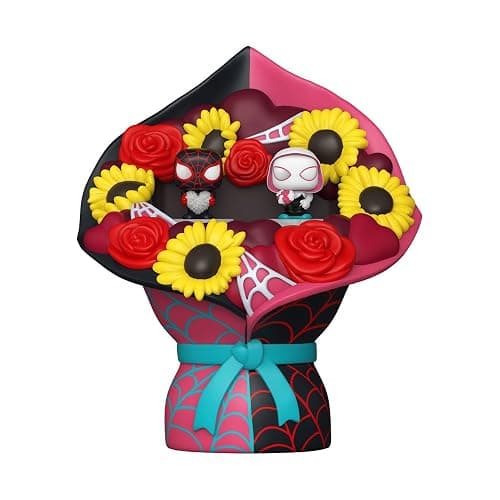 Funko Bitty Pop! Bouquet: Spider Man - Miles Morales and Ghost Spider - 0.9 Inch (2.2 Cm) Collectable - Gift Idea - Party Bags - Stocking Stuffers thumbnail 2