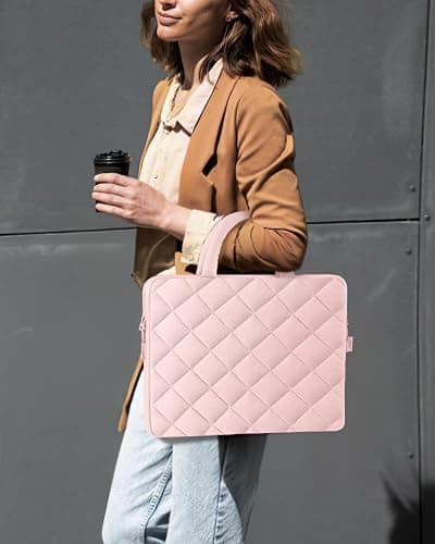 Allive Puffy Laptop Sleeve 13-14 Inch - Shockproof Laptop Case with Handle, Accessories Case – Fits MacBook Air 13 Inch, MacBook Pro 14 Inch, Chromebook Case thumbnail 2