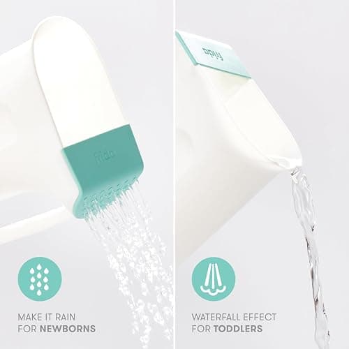 Frida Baby Control The Flow Bath Rinse Cup | Rinser Cup for Hair + Body | Easy Grip Handle + Removable Rain Shower thumbnail 4