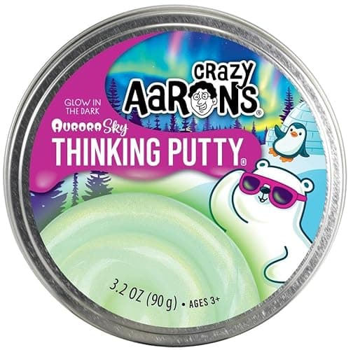Aurora Sky - 4" Full Size Thinking Putty Tin - Image 1