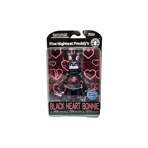 Funko Action Figures: Five Nights at Freddy's - Black Heart Bonnie *Glow in The Dark* (Walmart Exclusive) thumbnail 2