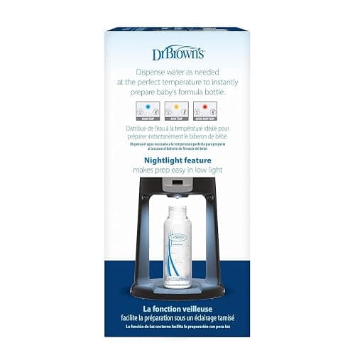 Dr. Brown's Insta-Prep Warm Water Dispenser to Instantly Prepare Baby’s Formula Bottle,Large Capacity Glass Tank with 3 Temperature Settings,Black - Black thumbnail 15