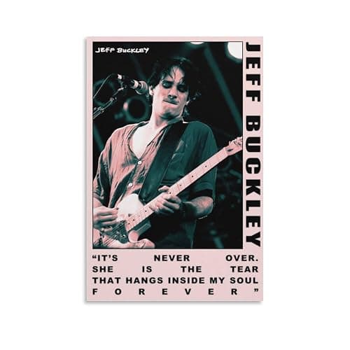 Jeff Buckley 3 Posters & Prints on Canvas Wall Art Poster for Room Decor Unframe:16x24inch(40x60cm) - Image 1