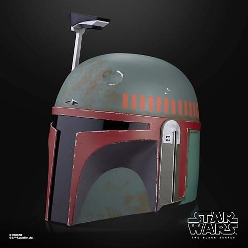 STAR WARS The Black Series Boba Fett (Re-Armored) Premium Electronic Helmet, The Mandalorian Roleplay Collectible for Kids Ages 14 and Up thumbnail 8