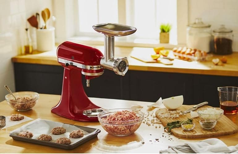 KitchenAid Stand Mixer Attachment, Food Grinder KSMMGA, Metal Food Grinder thumbnail 5