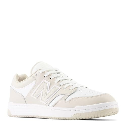 New Balance Men's 480 V1 Sneaker - 8.5 - Timberwolf/White - Image 1