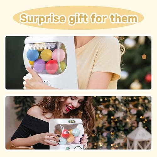 Home Gachapon Machine Party Toys Anniversary Gifts Novelty Toys Christmas Toys Couple Gifts Send to Others(Contains 21 blank capsules) thumbnail 9