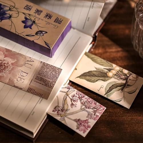 Generic 30PCS Vintage Aesthetic Bookmarks for Reading Women, Retro Natural Butterfly Flower Boxed Cardboard Paper Bookmarks Gifts for Book Lovers (B - 30 PCS) thumbnail 3