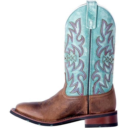 Laredo Womens Vanessa Snip Toe Dress Boots Mid Calf Mid Heel 2-3" - Black, Brown thumbnail 3