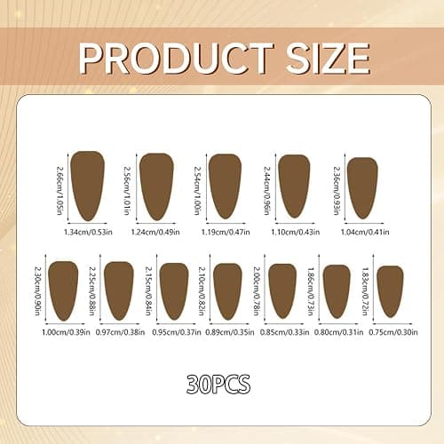 Tastetreasure 30Pcs Almond Press on Nails, Pink French Cat Eye Fake Nails with Bows Polka Dots Music Notes, Cute Lace Vine Stick on Nails for Women, Gel Acrylic False Nails with Jelly Glue Kit thumbnail 2
