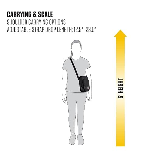 Carhartt Crossbody Zip Bag, Durable, Adjustable Crossbody Bag with Zipper Closure for Men and Women thumbnail 7