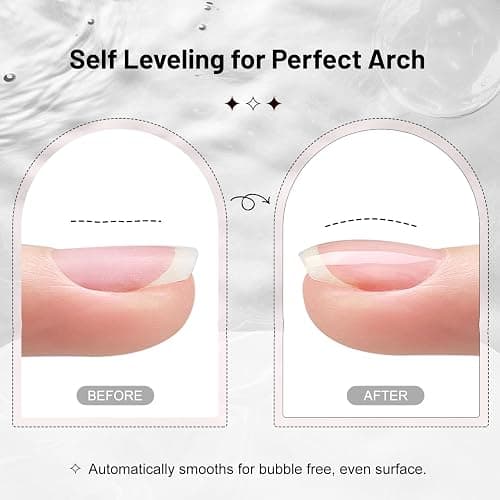 JODSONE Builder Gel for Nails,2Pcs 16.5ml Builder Gel Nail Polish for Thickening Strengthener Building Extension Nail Thickening Solution and Nail Art Design Gift for Women thumbnail 7