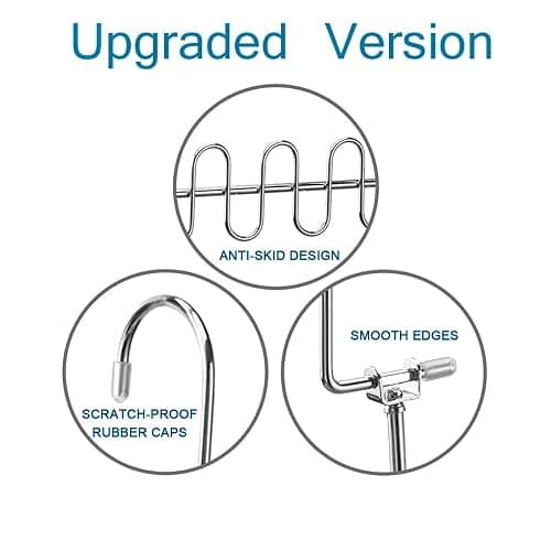 KLEVERISE 4 Pack Metal Space Saving Hangers, Stainless Steel Hangers Space Saving for Clothes, Magic Cascading Space Saving Closet Clothing Hanger Organizer Space Saver, College Dorm Essentials thumbnail 5