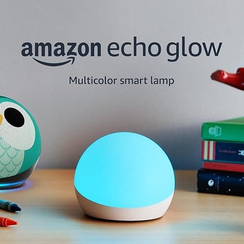 Echo Glow - Multicolor smart lamp, Works with Alexa - 1-pack - Device only thumbnail 5