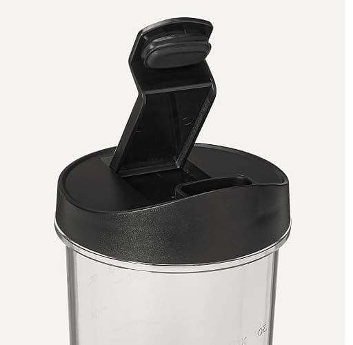 Amazon Basics Portable Blender for Smoothies and Shakes with 250W Power,15 Oz BPA Free Travel Cup and Lid, Black thumbnail 4