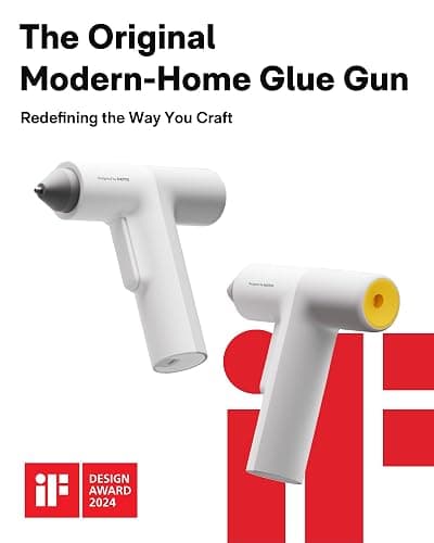 HOTO Cordless Auto Dispensing Glue Gun, Easyflow Hot Glue Gun with 40 Glue Sticks, 30s Fast Preheating, 3000mAh, Anti-Scald & Anti-Drip, Wireless/Wired, Ideal for DIY/Kids Crafts & Home Repairs thumbnail 2