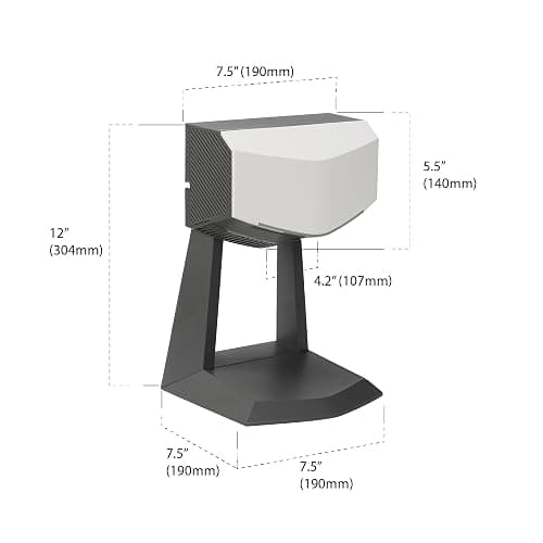 REVSQUARED Hand Dryer with Accessory Stand & HEPA Filter for Commercial/Residential (Home) Use - Compact, Portable, High Speed, UL/ETL Listed (Arctic White Bundle) thumbnail 3