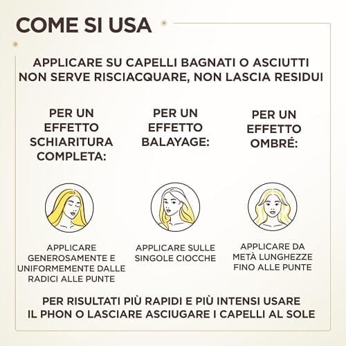 Garnier Siero Schiarente Illuminante, Per Capelli Biondi, Capelli più Biondi in Soli 3 Usi, Lucentezza Immediata e Nutrimento Intenso, Con Camomilla e Miele di Fiori, Ultra Dolce, 120 ml thumbnail 6