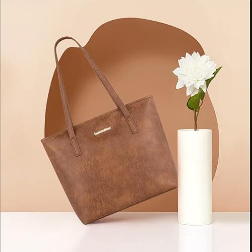 Montana West Tote Bags Vegan Leather Purses and Handbags for Women Top Handle Ladies Shoulder Bags thumbnail 7