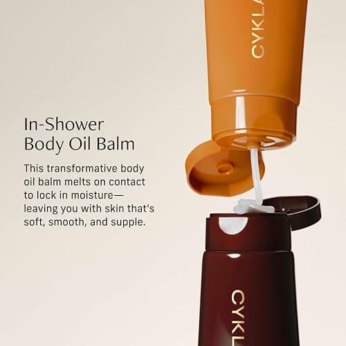 CYKLAR In-Shower Oil Balm. Sacred Santal Scented Hydrating Body Moisturizer, with Ceramide NP and Multi-Lipid Complex. Nourishing Skincare for Soft, Smooth, Supple Skin. 5 Fl Oz thumbnail 2