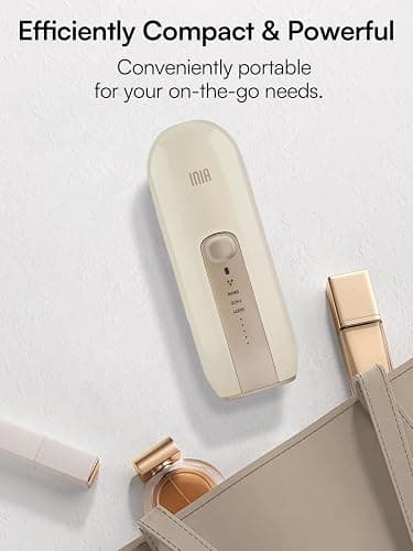 Laser Hair Removal Device for Women and Men, INIA Fond Hair Remover with Long-Lasting in Hair Reduction for Body&Face, Safe at-home Results for Armpits, Bikini and Legs thumbnail 7