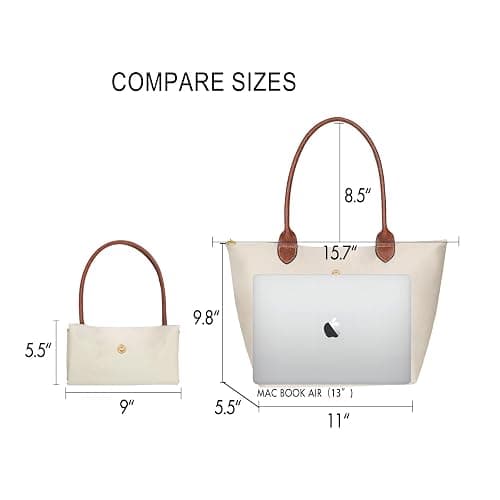 Work Tote Bag For Women: For 13-15" Laptop Foldable - For Office Professionals College Students Aged 25-45 - Commute Travel thumbnail 6