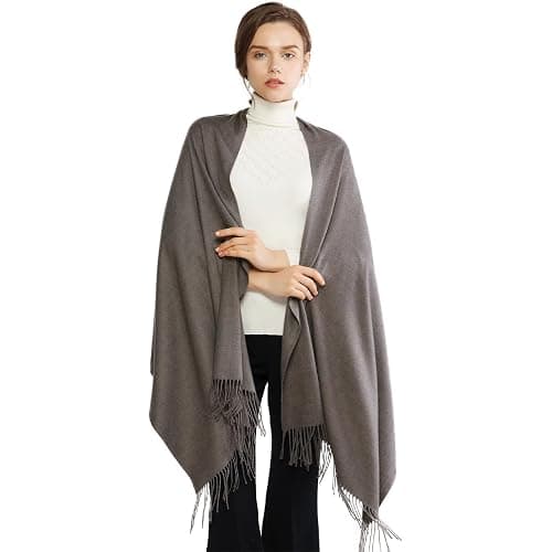 RIIQIICHY Women's Scarf Pashmina Shawls and Wraps for Evening Dress Bridesmaid Wedding Bridal Winter Warm Long Large Scarves - Image 1