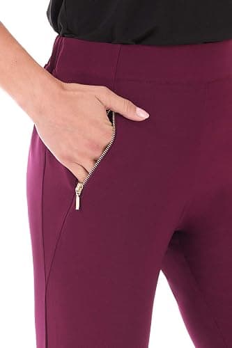 Rekucci Travel in Style - Women's Soft Chic Pant with Zipper Pockets thumbnail 5