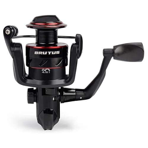 KastKing Brutus Spinning Reel, Freshwater Spinning Fishing Reels, Graphite Frame, CNC Aluminum Spool, 5.2:1 Gear Ratio, 4+1 Ball Bearings thumbnail 7